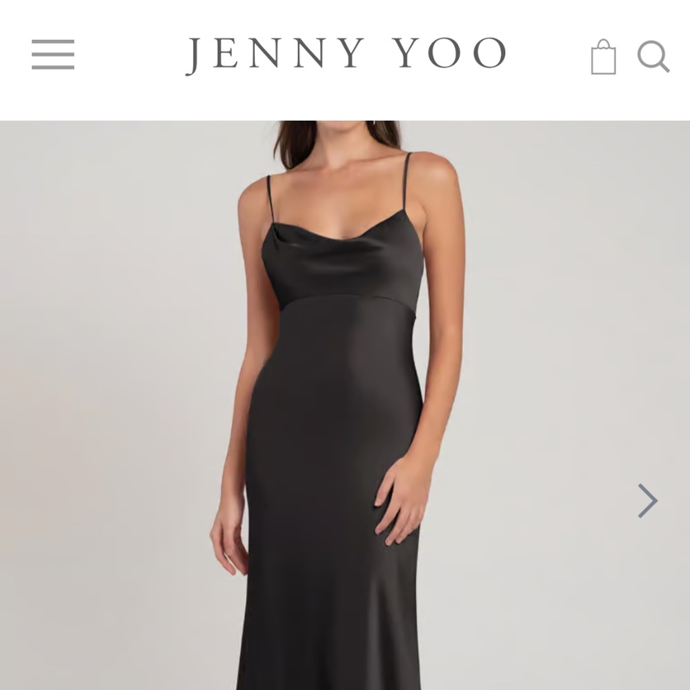 Jenny Yoo Black Bridesmaid Dress